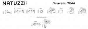 Model canapea "curba"